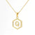 Fashion Letter Titanium Steel Plating Pendant Necklace 1 Piece