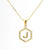 Fashion Letter Titanium Steel Plating Pendant Necklace 1 Piece