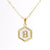 Fashion Letter Titanium Steel Plating Pendant Necklace 1 Piece