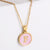 Fashion Letter Titanium Steel Plating Pendant Necklace