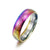 Fashion Letter Titanium Steel Plating Rings