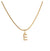 Fashion Letter Titanium Steel Plating Zircon Pendant Necklace