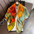 Fashion Light Luxury 90cm Simulation Silk Scarf Korean Simple Striped Large Square Scarf