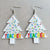 Fashion Lips Letter Arylic Stoving Varnish Christmas Women's Drop Earrings 1 Pair