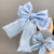 Fashion Long Streamer Mermaid Three-tier Big Bow Hairpin