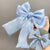 Fashion Long Streamer Mermaid Three-tier Big Bow Hairpin