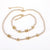 Fashion Mama Heart Necklace Bracelet Female Copper Zircon Jewelry Set