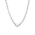 Fashion Micro-inlaid Zircon Pin Chain Stainless Steel Necklace Bracelet Wholesale