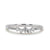 Fashion Micro-set Zircon Ring Copper Silver Plated Rose Gold Engagement Ring