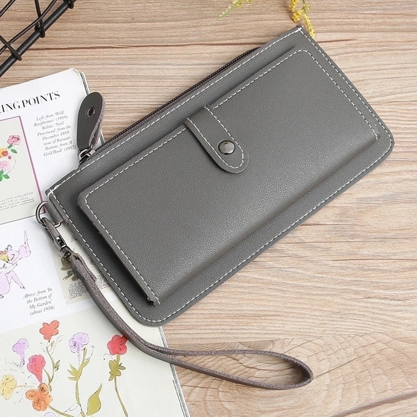 Fashion Multi-function Zipper Multi-card Buckle Wallet