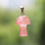 Fashion Mushroom Natural Crystal Polishing Pendant Necklace 1 Piece