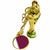 Fashion National Flag Metal Unisex Football World Cup 1 Piece