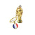 Fashion National Flag Metal Unisex Football World Cup 1 Piece