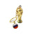 Fashion National Flag Metal Unisex Football World Cup 1 Piece