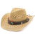 Fashion Natural Hand-woven Cowboy Straw Hat