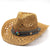 Fashion Natural Hand-woven Cowboy Straw Hat