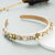 Fashion New Bee Rhinestone-encrusted Pearl Hair Accessories Headband Ornament