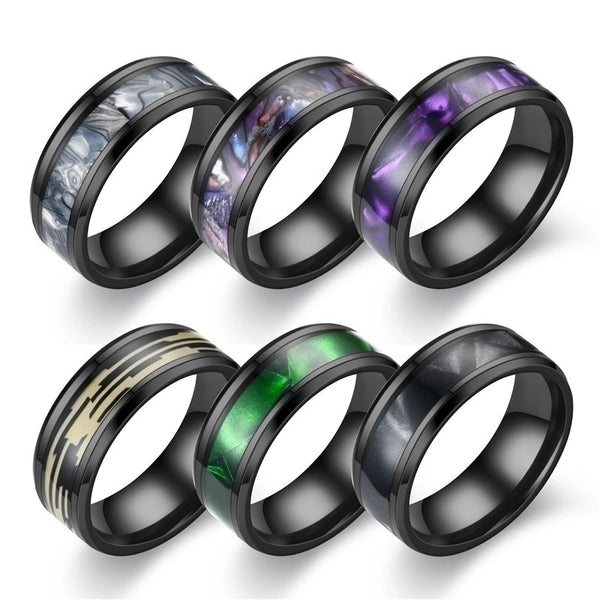 Fashion New Colorful Stainless Steel Ring Wholesale