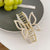 Fashion New Large Bow Inlay Pearl Grip Women's Hair Clip Hair Accessories