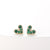 Fashion New Simple Female Heart-shaped Small Copper Earrings