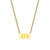 Fashion Number Stainless Steel Plating Gold Plated Necklace