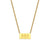 Fashion Number Stainless Steel Plating Gold Plated Necklace