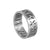 Fashion Number Titanium Steel Plating Rings