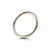 Fashion O-shape Stainless Steel Plating Nose Ring