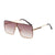 Fashion One Piece Big Square Box Sunglasses Wholesale