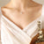 Fashion Ornament Single Diamond Clavicle Chain Zircon Necklace Titanium Steel 18k Gold Plating