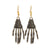 Fashion Palm Plating Alloy No Inlaid Earrings