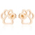 Fashion Paw Print Stainless Steel Ear Studs 1 Pair