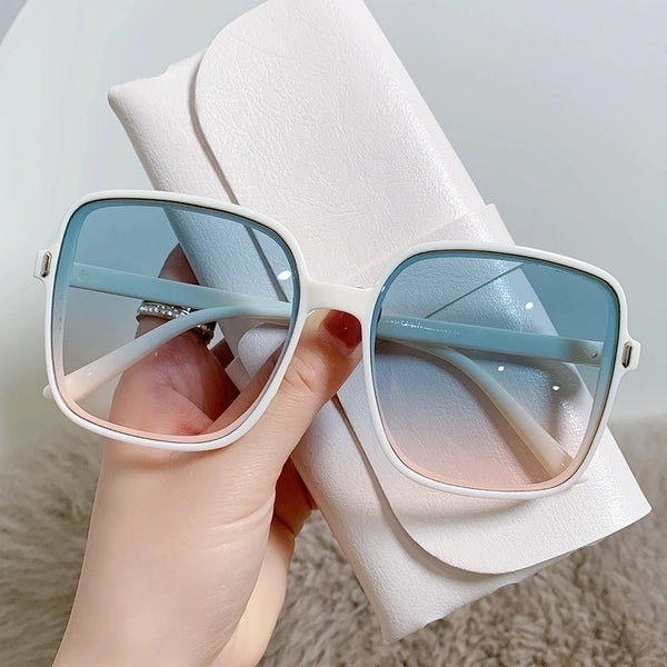 Fashion Pc Oval Frame Full Frame Women's Sunglasses