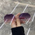 Fashion Pc Polygon Frameless Women's Sunglasses