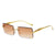 Fashion Pc Square Full Frame Women's Sunglasses