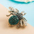 Fashion Pin Alloy Diamond Artificial Gemstones Women'S Brooches