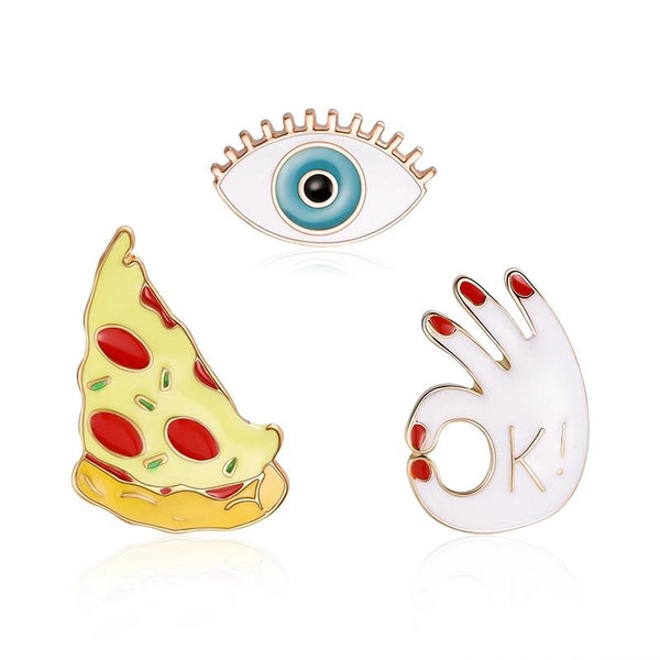 Fashion Pin Alloy Plating No Inlaid Unisex Brooches