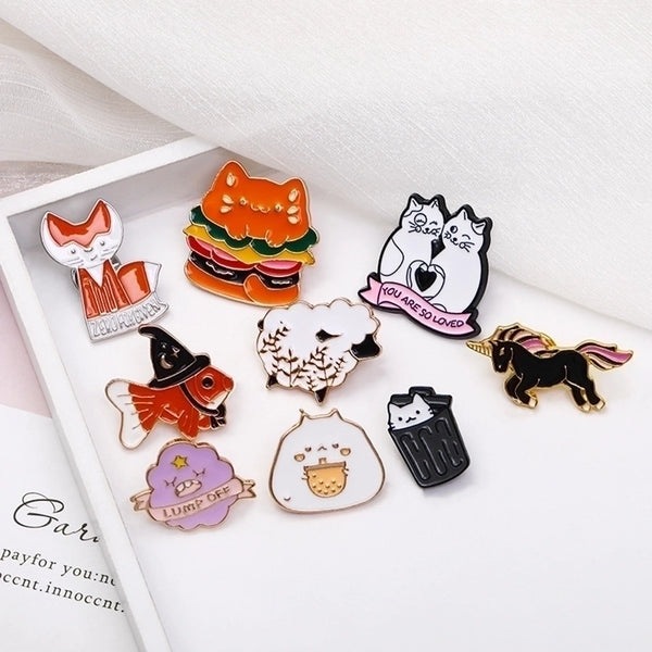 Fashion Pin Animal Alloy Plating Unisex Brooches