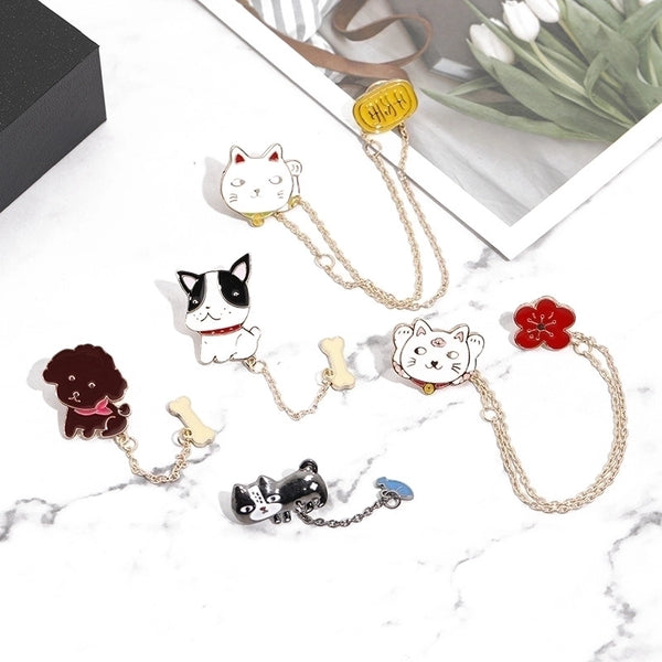 Fashion Pin Animal Alloy Plating Unisex Brooches