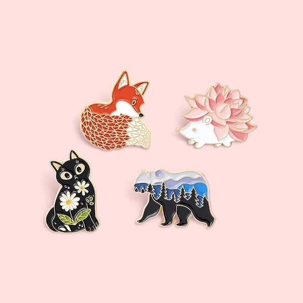 Fashion Pin Animal Alloy Stoving Varnish Unisex Brooches