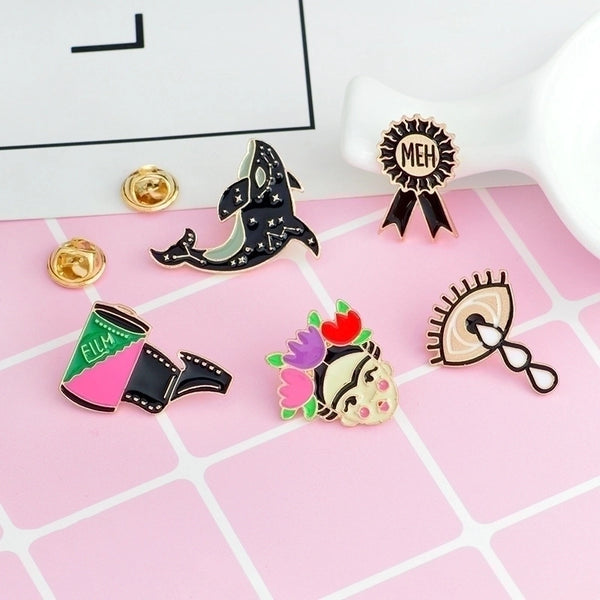 Fashion Pin Animal Eye Alloy Plating Unisex Brooches