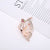 Fashion Pin Animal Flower Notes Alloy Plating Inlay Rhinestones Opal Women'S Brooches