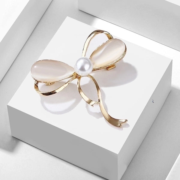 Fashion Pin Bow Knot Alloy Women'S Brooches