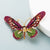 Fashion Pin Butterfly Alloy Diamond Artificial Gemstones Women'S Brooches