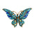 Fashion Pin Butterfly Alloy Enamel Rhinestones Women'S Brooches