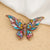 Fashion Pin Butterfly Alloy Inlay Rhinestones Women'S Brooches