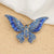 Fashion Pin Butterfly Alloy Inlay Rhinestones Women'S Brooches