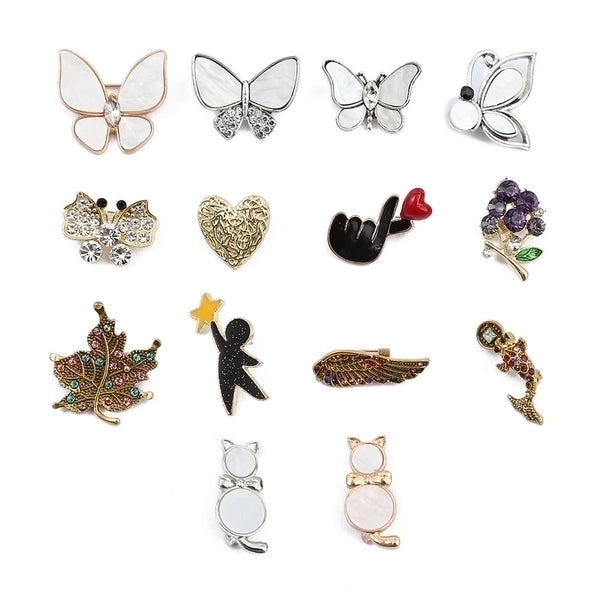 Fashion Pin Butterfly Alloy Plating Women'S Brooches