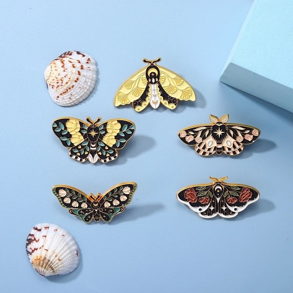 Fashion Pin Butterfly Alloy Stoving Varnish Women'S Brooches