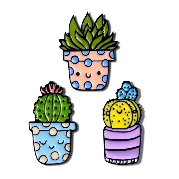 Fashion Pin Cactus Alloy Enamel Unisex Brooches